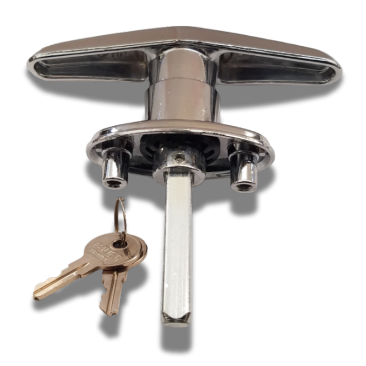 Bauer - Screw Mount T Handle - Short Shank - Center Mount with Rod Assembly (image 2)