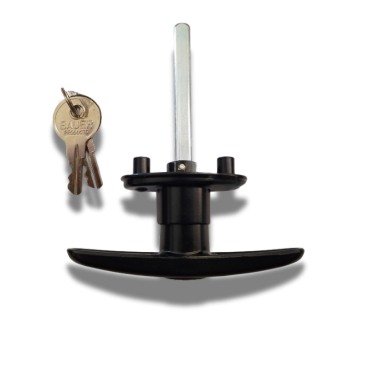 Bauer - Black Screw Mount T Handle - Long Shank - Center Mount (image 2)