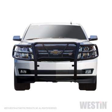 Westin - HDX Grille Guard - Black - 57-3805 - 2015-2020 Chevrolet Suburban/Tahoe