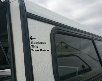 Aluminum Truck Cap Black Trim (image 2)