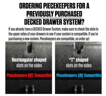 Decked Drawer System - Piecekeepers (Wide Drawer) - AD15FSPK