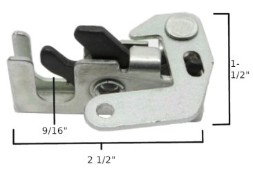 Leer 100XL Rotary Latch - Vertical (image 4)