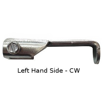 Truck Topper Bent Handle Inside Latch - Steel (image 4)
