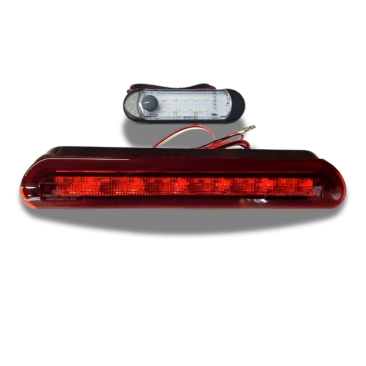 Red Flush Mount LED Brake Light (with 12 V Dome Light) (image 1)