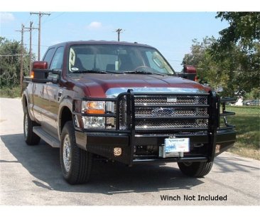 Ranch Hand Sport Grille Guard / Front Bumper (15K Winch Ready) - FBF085BLR - 2008-2010 Ford F-250/350/450/550