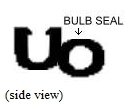 Fiberglass Tonneau Cover Seal - Bulb on the Side (image 3)