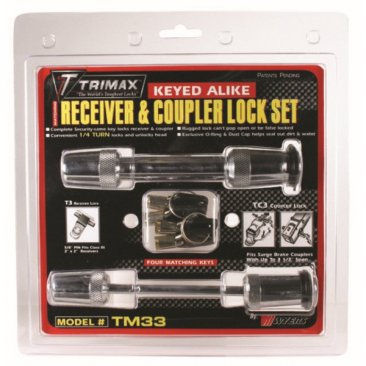 Trimax Hitch Receiver Lock and Coupler (Image)
