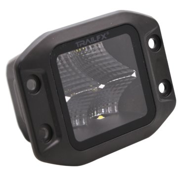Trail FX - 3" Flush Mount Cube LED Black Flood Beam 2400 Lumens - Pair - 2X2CFFMBPR (image 2)