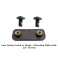 Leer Rotary Latch or Hinge - Mounting Plate with 1/2" Screws