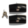 Covermaster - Black Screw Mount T Handles - Pair (keyed alike) (image 1)