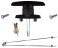 Composite T Handle - 2" Short Shank Screw Mount Kit with Rod Assembly (image 1)