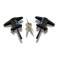 ARE - Black Screw Mount T Handle - Pair (keyed alike) (image 2)