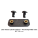 Leer Rotary Latch or Hinge - Mounting Plate with 1/2" Screws
