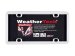 Weathertech ClearFrame - White License Plate Frame - 8ALPCF8 (image)