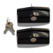 Covermaster - Black Screw Mount T Handles - Pair (keyed alike) (image 1)