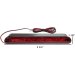 Red Flush Mount LED Brake Light (Small) (image 3)