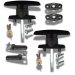Composite - T Handle Kit - 2" Shank - Pair (keyed alike) (image 1)