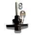 All Glass Rear Door or Side Access Door T Handle - Long Shank